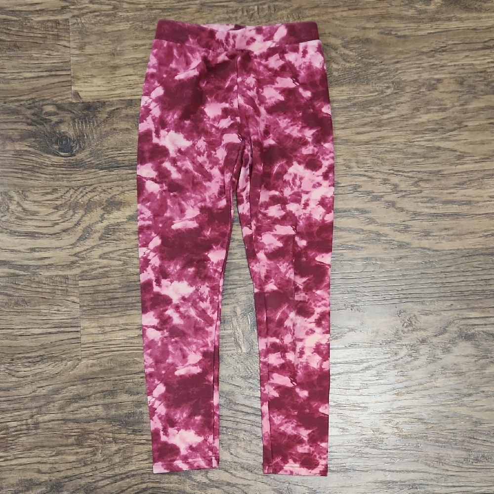 Old Navy Kids Pink Tie-Dye Leggings